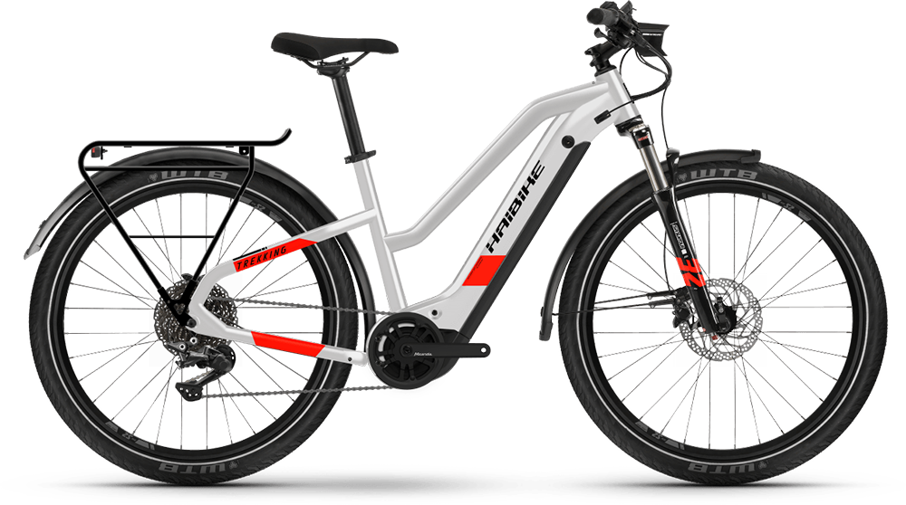Haibike SDURO Trekking 7 - dámské, bílá/červená/černá (2021)