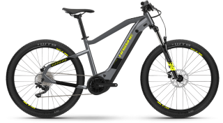 Haibike SDURO HardSeven 6, šedá/černá/žlutá (2022), čip zdarma