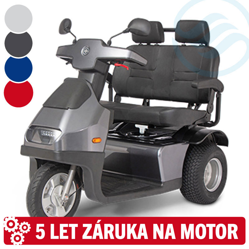 Afiscooter S3 / dvousedadlový / široké pneumatiky (nový)